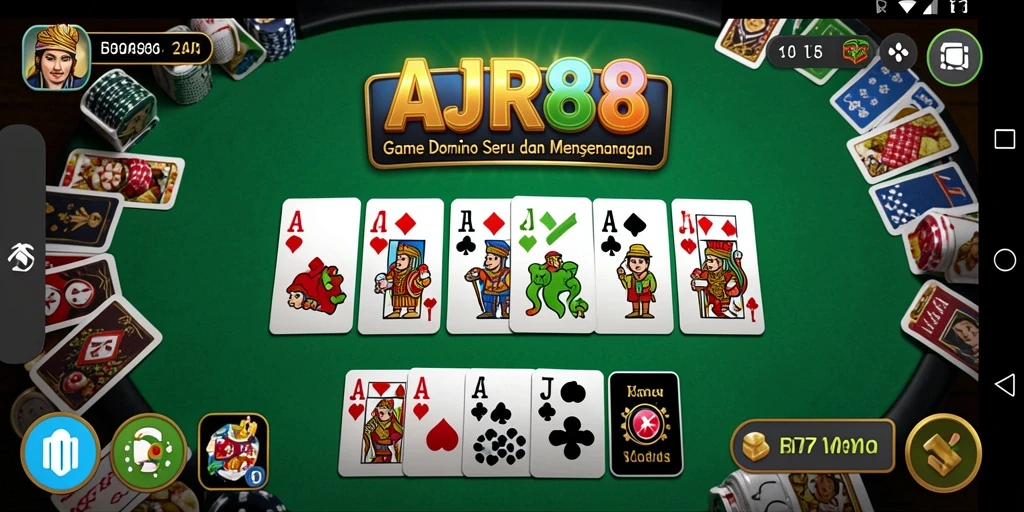 Tampilan gameplay seru dari AJR88 dengan berbagai fitur menarik.