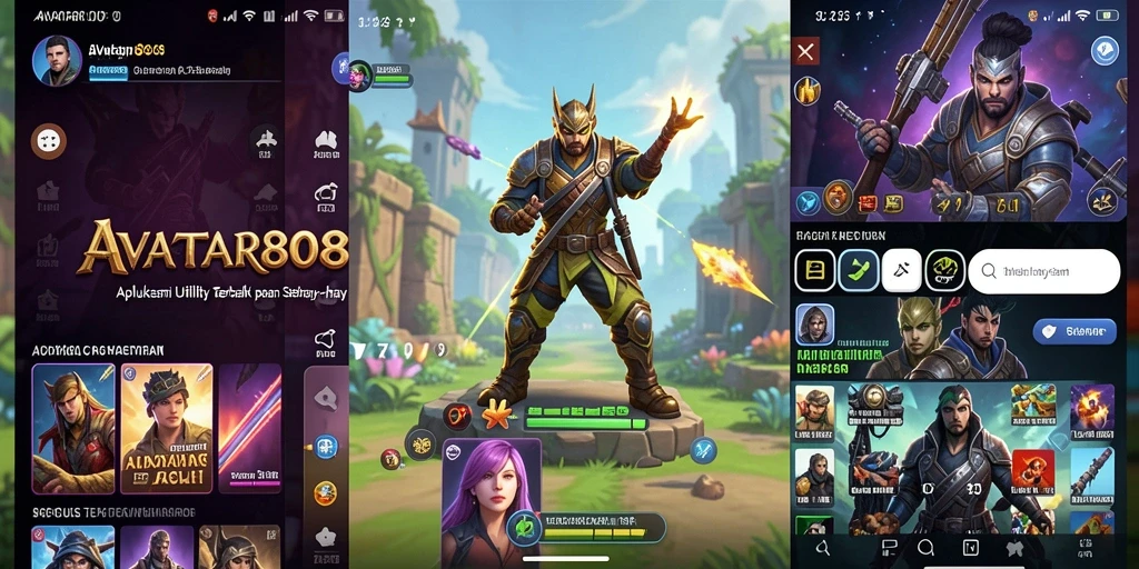 Antarmuka <strong>AVATAR808</strong> yang ramah pengguna untuk kebutuhan utility.