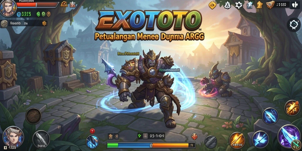 Tangkapan layar gameplay EXOTOTO yang memukau dan penuh aksi.