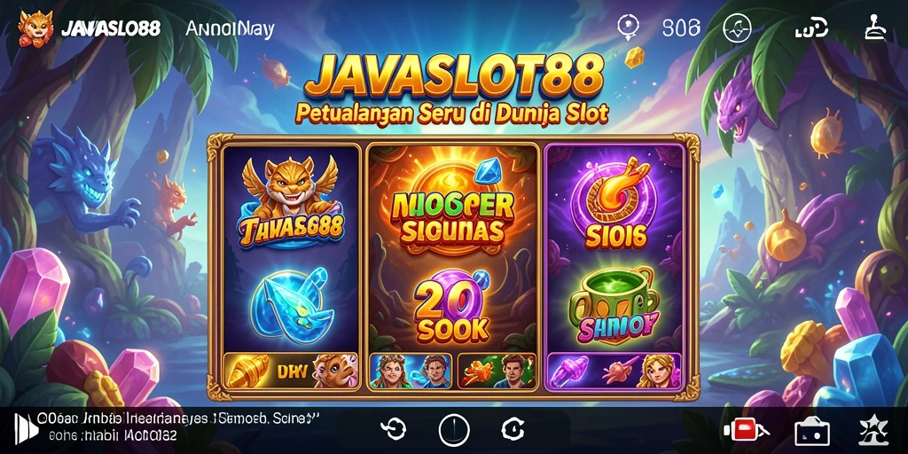 Screenshot gameplay petualangan JAVASLOT88 dengan grafis menawan.