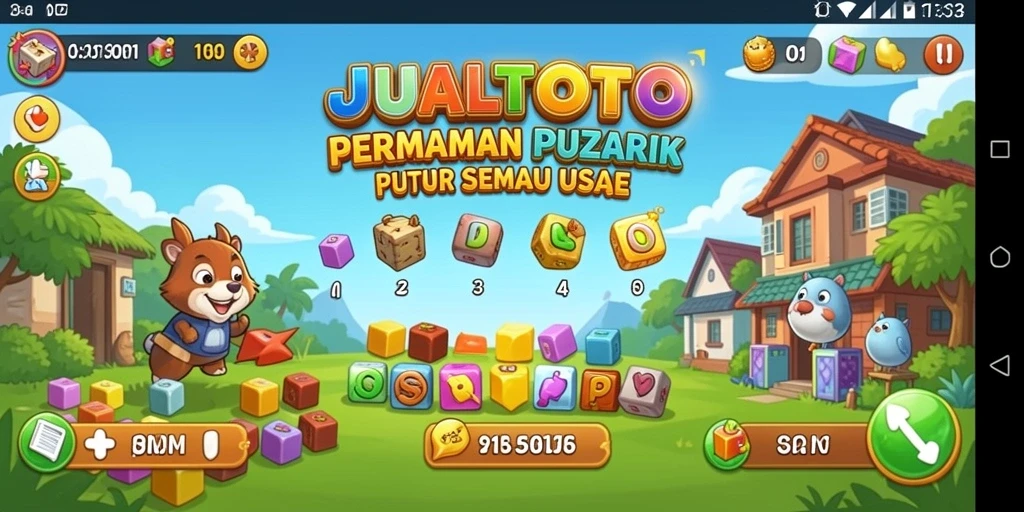 Tampilan gameplay JUALTOTO yang menantang dan menarik.