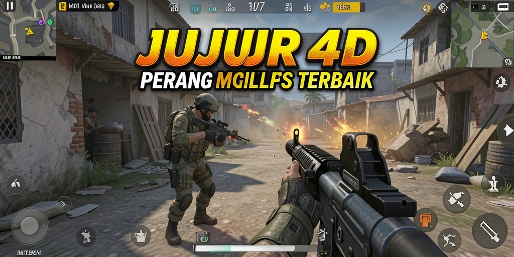 Screenshot menampilkan gameplay JUJUR4D yang intens dan menarik.