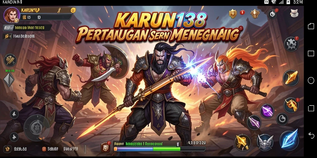 Tampilan gameplay seru dan mendebarkan di KARUN138.