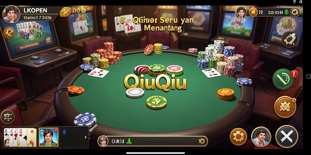 Tampilan gameplay seru di LKOPEN dengan fitur QiuQiu yang menarik.