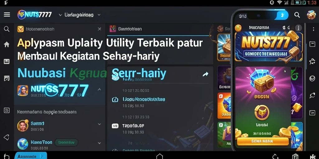 Tampilan antarmuka utama NUTS777 yang menarik dan fungsional.