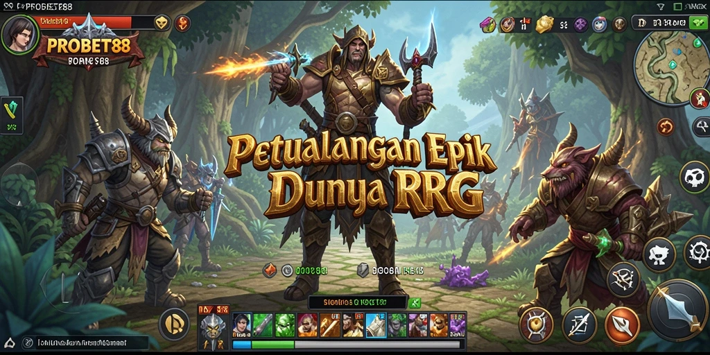 Tampilan gameplay RPG yang menarik dan seru di PROBET88.