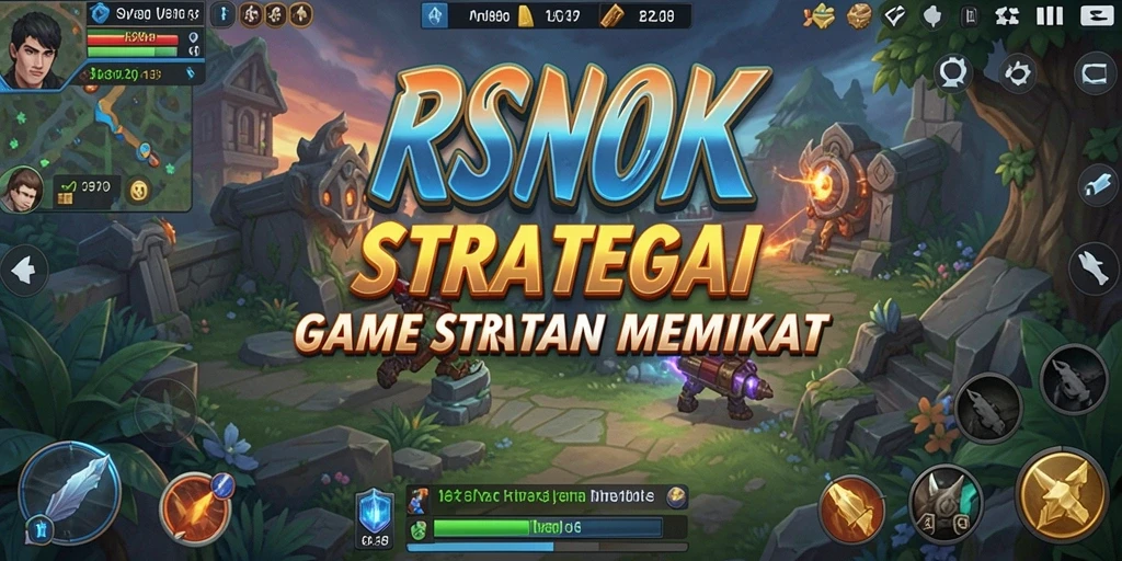 Tampilan gameplay menarik RSNOK menampilkan strategi dan pertempuran yang epik.
