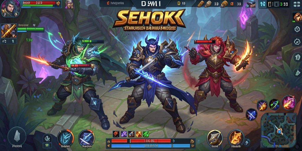 Screenshot gameplay SEHOKI yang menampilkan aksi seru dan karakter unik.