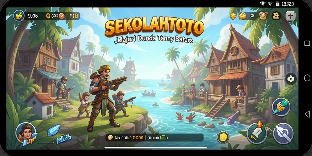 Tampilan gameplay Open World yang menakjubkan di SEKOLAHTOTO.
