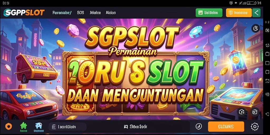 Tampilan menarik gameplay <strong>SGPSLOT</strong> dengan berbagai tema slot.